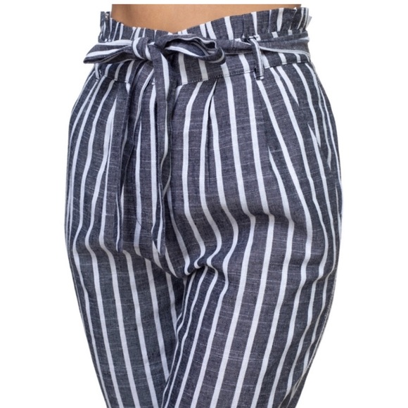 High waited striped pants - Picture 2 of 3